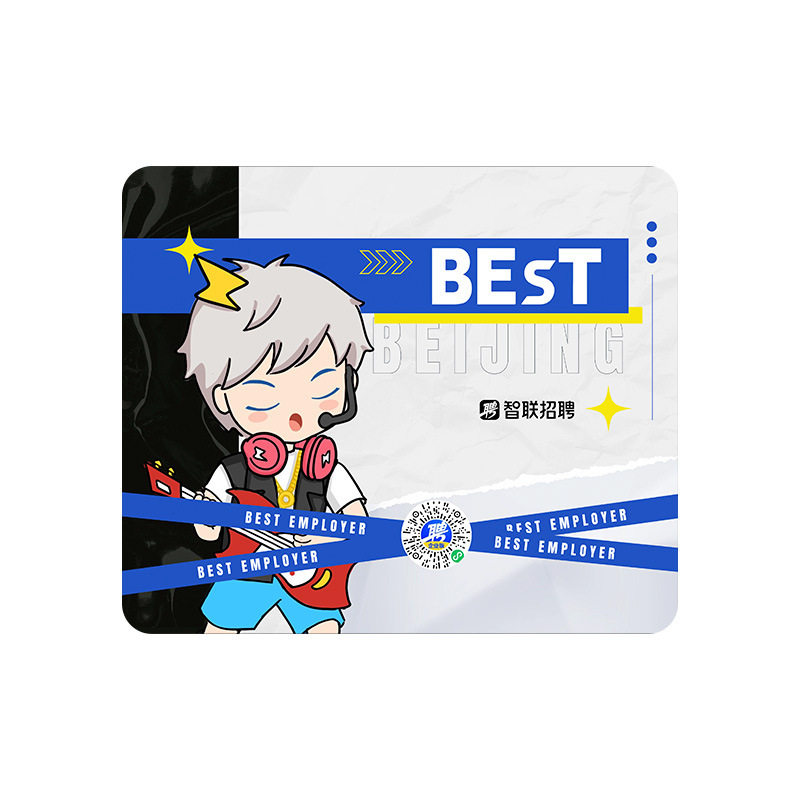 Advertising Mouse Pad Manufacturer, Extra Large Desk Pad, Leather Pvc Wrist Pad, Rubber Logo, E-Sports Style