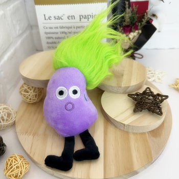 Cross-Border Cute and Quirky Dopamine Fruit Doll Plush Toy Keychain Backpack Pendant Funny Accessory