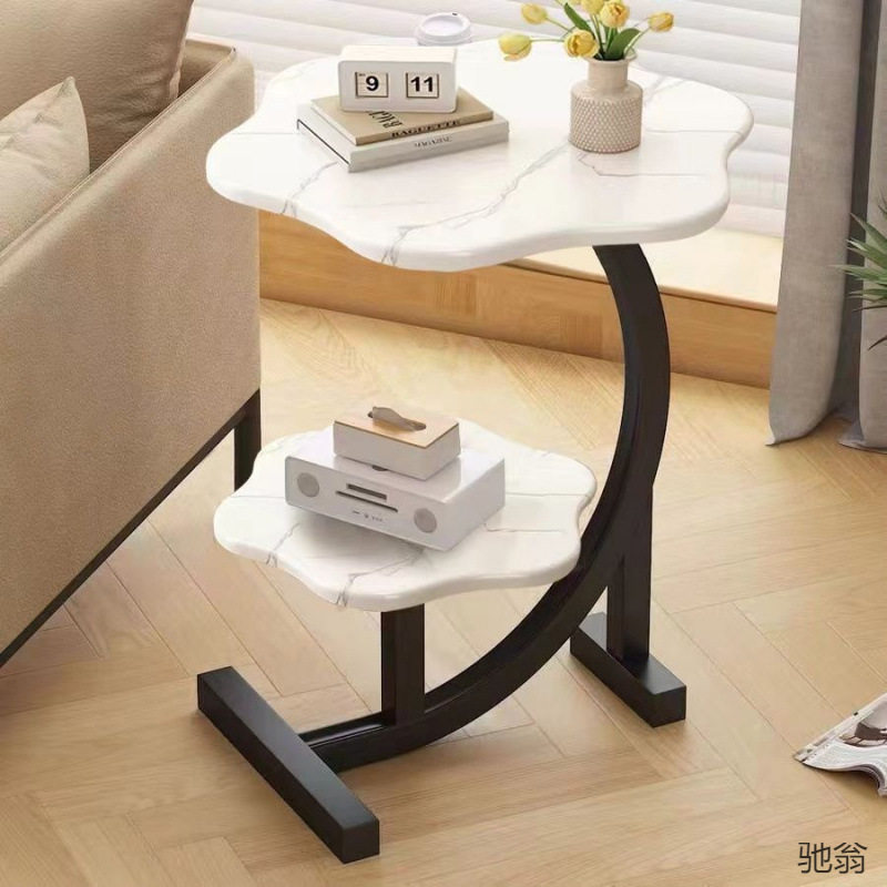 Nordic Style Light Luxury Modern Bedside Table, Living Room Sofa Side Table, Simple Coffee Table, Trendy Simple Storage Rack