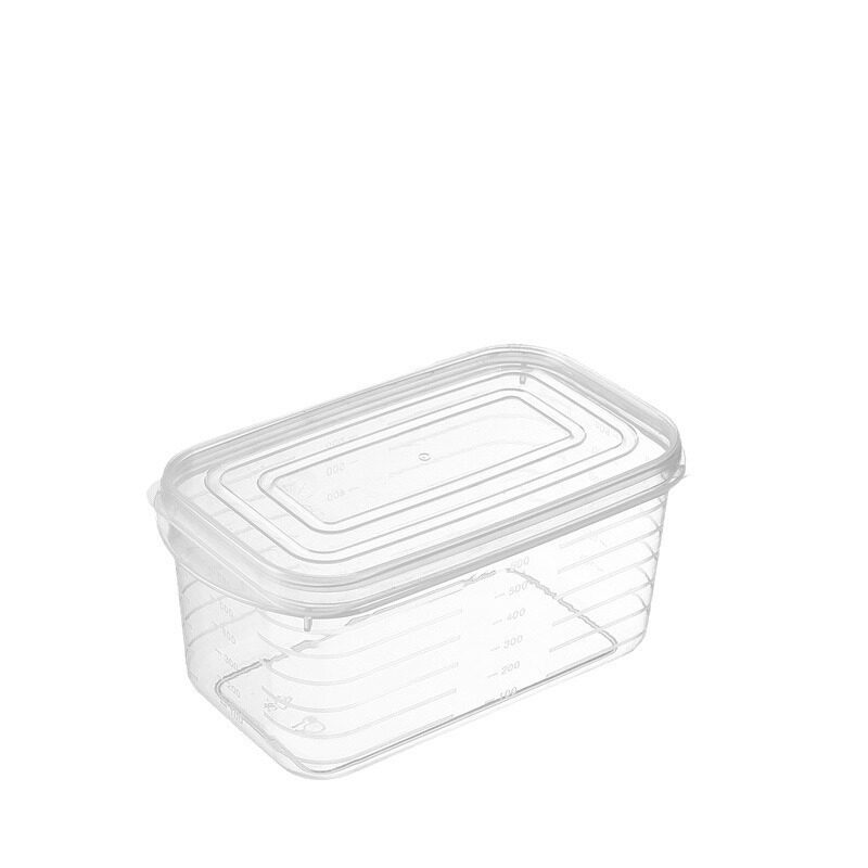 Graduated Refrigerator Storage Box Fresh-Keeping Plastic Lunch Box Picnic Vegetable and Fruit Meat Crisper Kitchen Spice Box