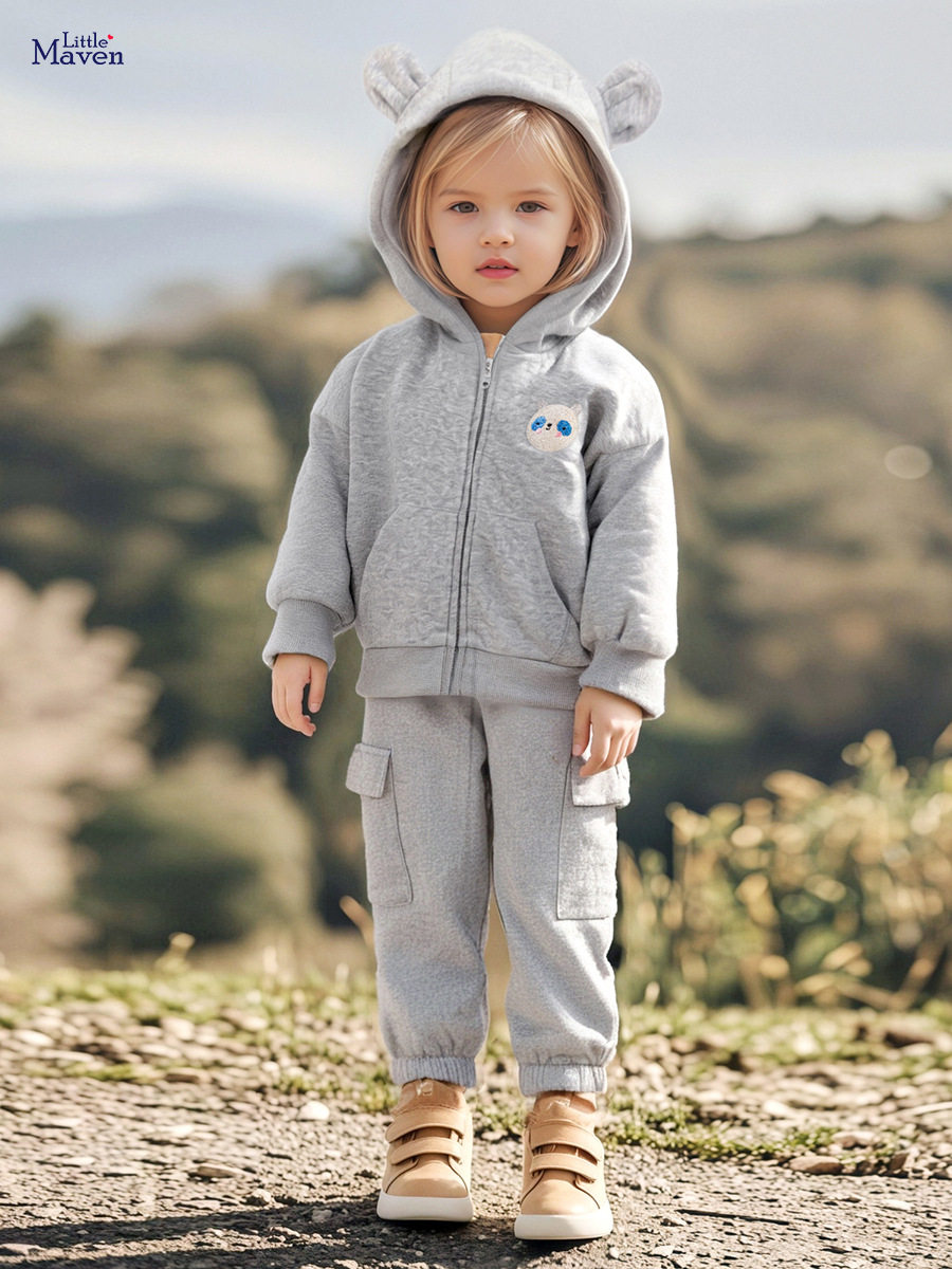 [Style] Hoodie, Autumn Hooded Long-sleeve Jacket, Fashion Baby Kids' Clothing