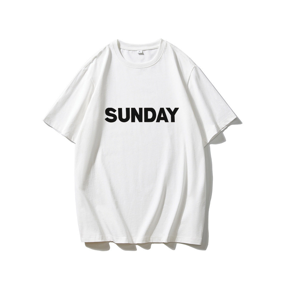 Womens Summer Graphic T Shirt Loose Fit Round Neck Short Sleeve Cotton Casual Wear for Everyday Wholesale