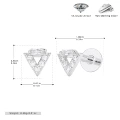 925 silver plated with platinum