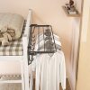 Dormitory Bedside Clothes Rack Dormitory Essentials Upper and Lower Bunk Clothes Drying Rack Bedside Hook Clothes Hanging Magic Coat Rack