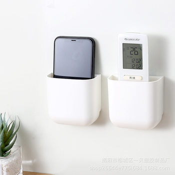 Air Conditioner Remote Control Storage Box Wall Hanging Wall Hanging Rack Mobile Phone Bedside Box Remote Control Board Storage Rack Wall Hanging
