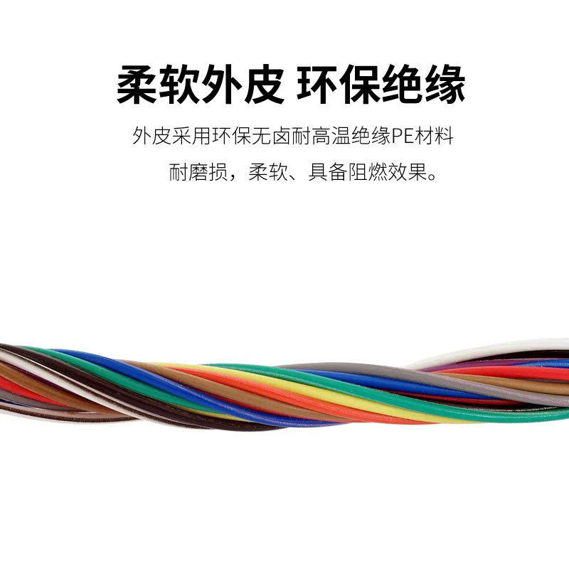 Factory Direct Supply of National Standard Low-Smoke Halogen-Free Wire Ul10267 105-Degree High-Temperature Xlpe Electronic Wire