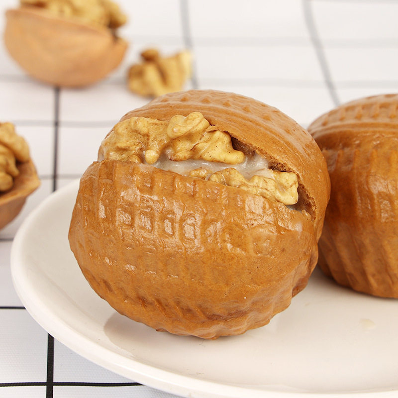 Free Shipping Anjing Walnut 360g Household Nutritious Breakfast Cantonese-Style Tea Snacks Buns Convenient Instant Food Semi-Finished Products