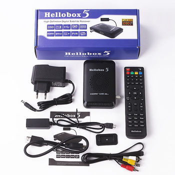 Cross-border new hellobox 5 support wifi Decoder H.265 DVB-S2/S2X set-top box FTA