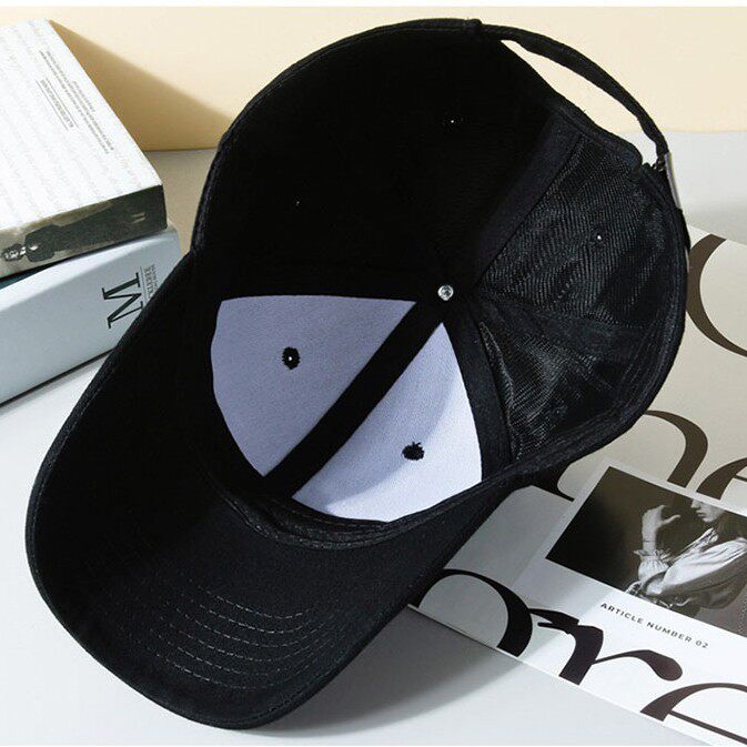 纯棉广告帽棒球帽男女同款大头围宽檐加深鸭舌帽纯色团建活动帽子