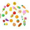 Creative Cute Pencil Eraser Wholesale Cartoon Children's Stationery School Supplies Prizes Elementary School Student Reward Gifts
