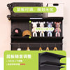 1.9 m Small Apartment Hole Board Wardrobe Open Coat Rack Household Bedroom Simple Storage Wardrobe Rack