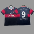 1997-99 Bayern Munich Home Royal Blue Jersey + Printed 9