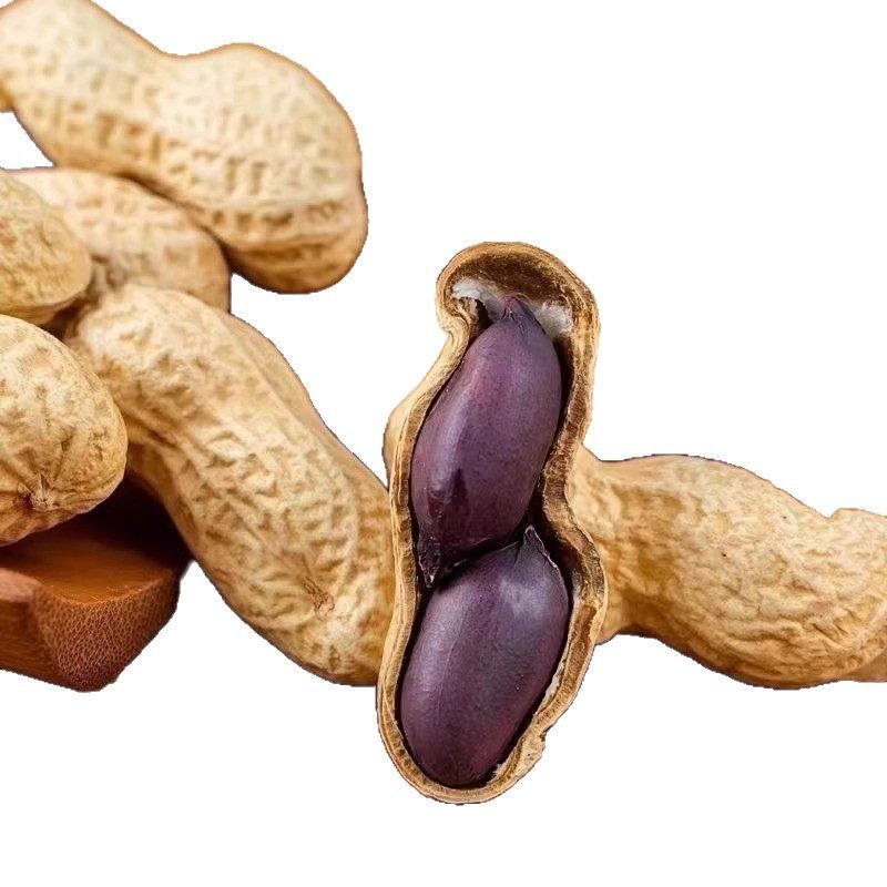 New Selenium-Rich Black Peanuts, Black-Skinned Peanuts, Healthy Snacks, Shelled Raw Peanuts, Whole Box Wholesale Xz