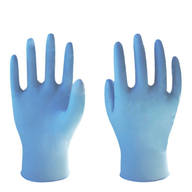 Sailit DN6115 disposable blue nitrile gloves smooth powder-free touch screen light laboratory catering
