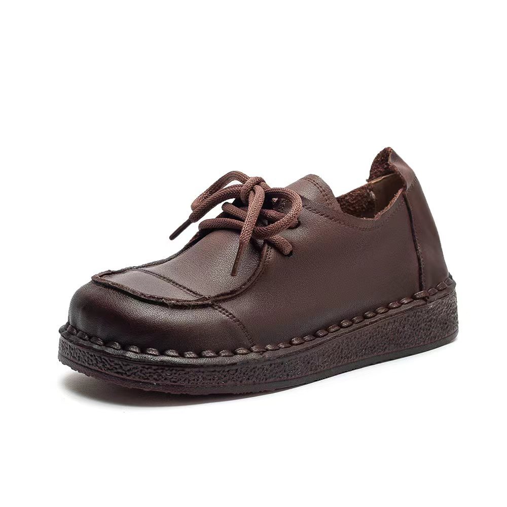 Giày Bệt Nữ Chất Liệu Da Bò Hàng Mùa Xuân Thu Đông