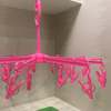 Umbrella-shaped hanger multi-head hanger drying rack retractable storage hanger multiple clips umbrella-shaped drying rack pattern