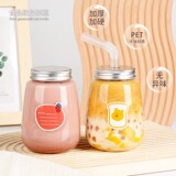 Чашка чая с жирным молоком одноразовая бутылка нектара из тополя с крышкой бытовой холодный напиток чашка для напитков упаковочная чашка ланч-бокс