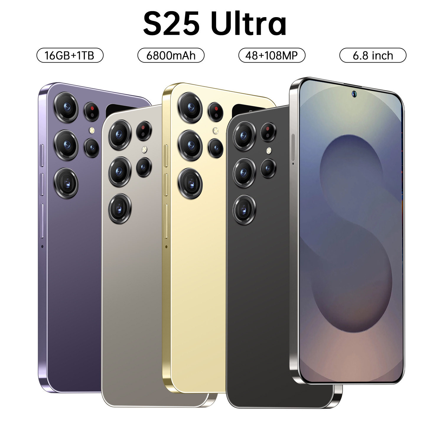 爆款跨境手机S25 Ultra安卓智能手机16+1TB热销副屏TK外贸手机