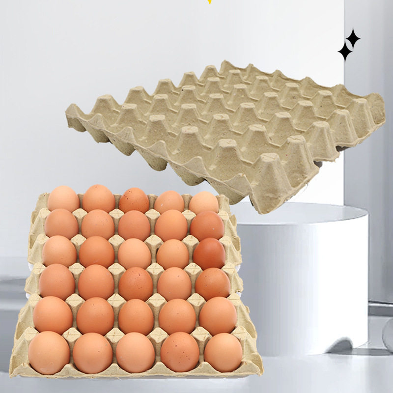 Packing Box Shock-Proof 30-Piece Pearl Cotton Egg Inner Tray Paper Egg Tray Moisture-Proof Breathable Anti-Pressure Shock-Proof 30-Piece Egg Tray