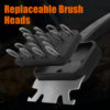Cross-Border Barbecue Grill Cleaning Brush 304 Stainless Steel Wire Exposed Brush Head Oven Grill Cleaning Brush Wholesale