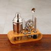 Cross-Border Bartending Tools Shaker 10-Piece Set Stainless Steel Shaker Cup Mixing Cup Bartending Set Bar Supplies