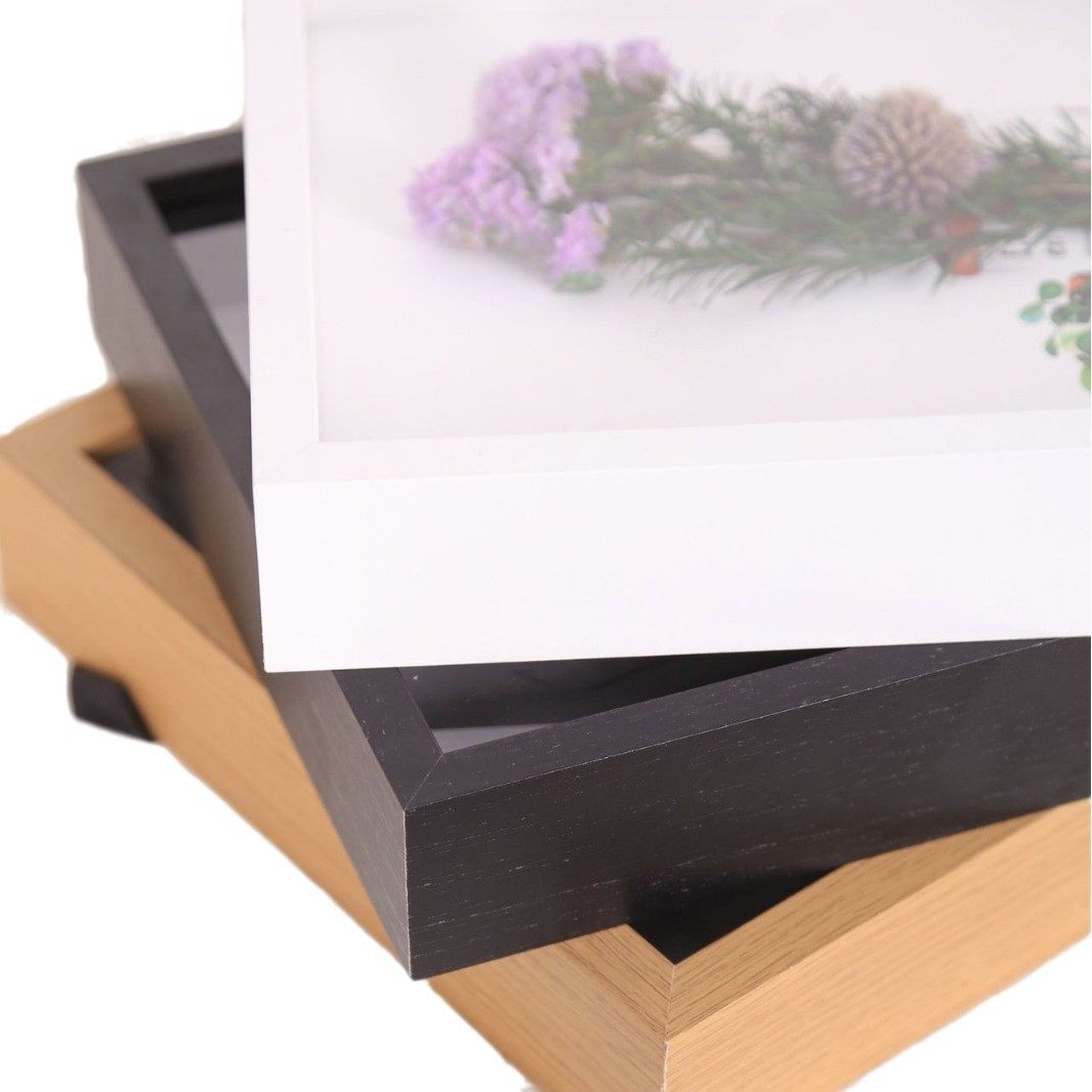 6inch Dried Flower Stereo Photo Frame Hollow Dried Flower Storage Table DIY Plant Framed Specimen Immortal Flower Decorative Picture Frame
