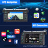 Suitable for 98~06 BMW E46 large screen carplay car Android GPS navigation reversing image all-in-one machine