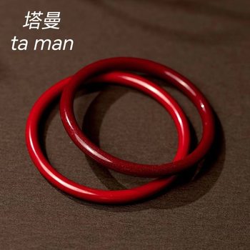 Genuine Cinnabar Bracelet Thin Strip Purple Gold Bracelet Low Content Raw Ore Red Sand Bracelet Cinnabar Jingle Bracelet Bracelet Bracelet