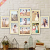 7 inch photo frame Jiugongge Photo Wall wedding photography building PVC picture frame plastic photo frame gift combination resin photo frame