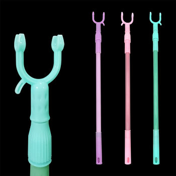 Retractable Clothes Drying Fork Balcony Clothes Fork Clothes Drying Rod Portable Clothes Support Rod Clothes Fork Clothes Rod Plastic Pick Rod