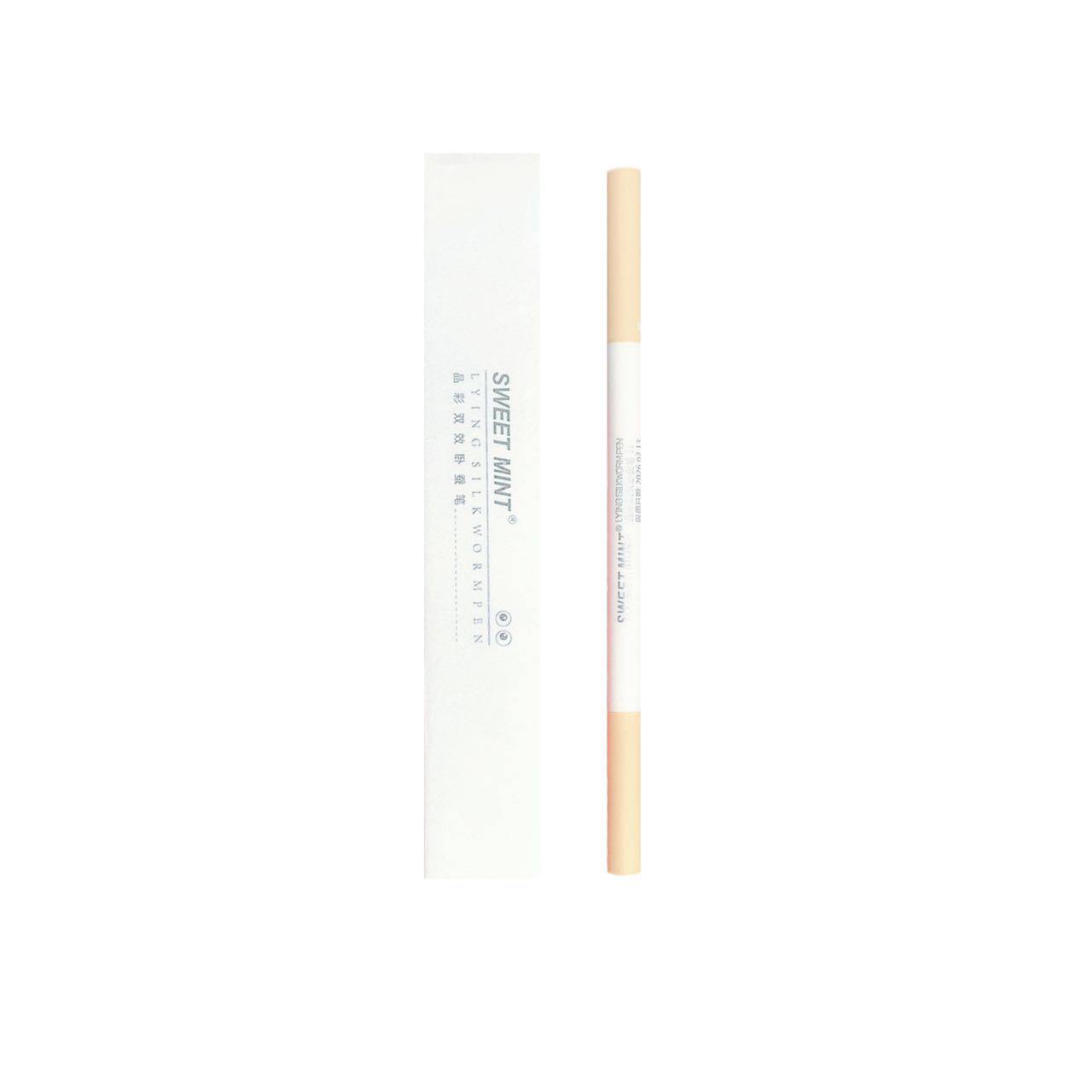 SWEET MINT crystal color double head lying silkworm pen outline shadow pen matte natural eyelid down to pen highlight brighten