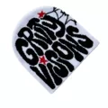 black on white background