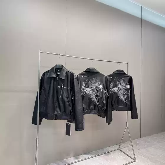 2025 Autumn/Winter New E@Rd Melancholic Rich Second-Generation Smoking Embroidered Lambskin Jacket Wholesale