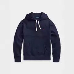Cotton Ralph Lauren Little Horse Embroidered Pullover Polo Sweatshirt Casual Sports Jacket Hoodie Cross-Border Couple Style Men's