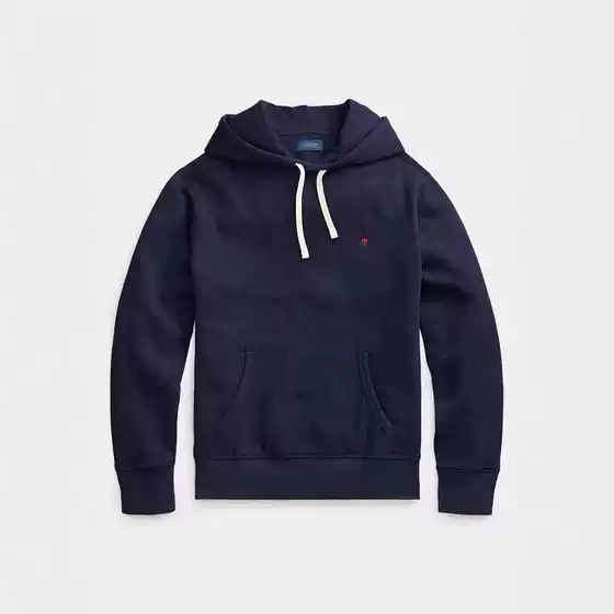 Cotton Ralph Lauren Little Horse Embroidered Pullover Polo Sweatshirt Casual Sports Jacket Hoodie Cross-Border Couple Style Men's