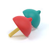 Children's color spinning top Manual small animal rotating kindergarten wooden toy small top new wholesale