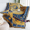 Living Room Sofa Blanket American Blanket Thread Blanket Bedroom Blanket Sofa Cover Cotton Thread Mediterranean Style Full Cover