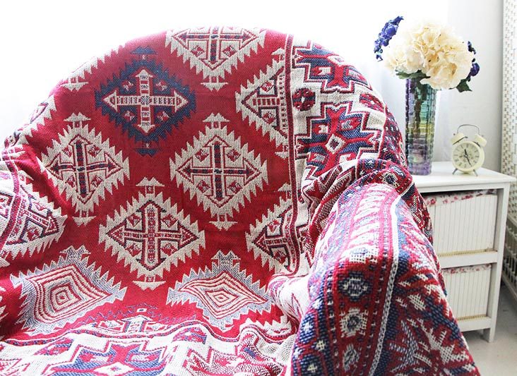 Foreign Trade Original Single Thickeneded Non-Slip Sofa Blanket Sofa Towel/Set Sofa Cover/Cushion American Single Double Three Person Thread Blanket