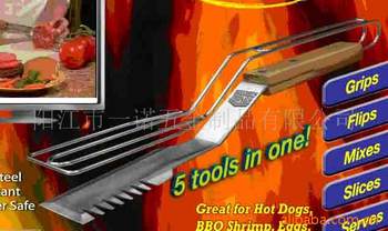 P-011Y Multifunctional Barbecue Clip Bbq, Barbecue Tools, Barbecue Fork Brush Clip, Combination Grill Tool