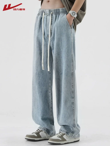 Warrior, осенние демисезонные джинсы, повседневные брюки, в американском стиле, свободный прямой крой