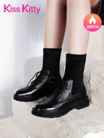 Kiss Kitty Martens, зимние универсальные гетры, эластичные челси, короткие сапоги, коллекция 2020 года