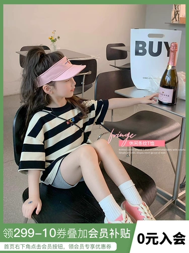 Летняя футболка, летняя одежда для отдыха, в западном стиле, в корейском стиле, короткий рукав, оверсайз