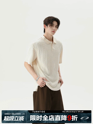 Трикотажная летняя футболка polo, США, короткий рукав