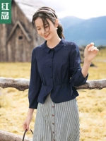 Сексуальная короткая рубашка, корсет, осенняя, 2020, городской стиль