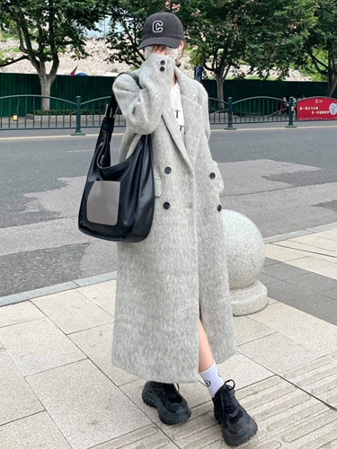 Длинный шерстяной свитер, элитная шерстяная демисезонная утепленный лонгслив, удерживающие тепло минифигурки, новая коллекция, стиль