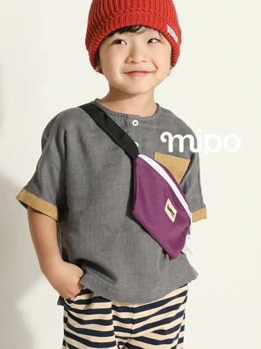 Детская хлопковая летняя футболка с коротким рукавом, рубашка подходит для мужчин и женщин, круглый воротник, в западном стиле