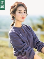 红念 Весенняя сексуальная рубашка, лонгслив, коллекция 2021, в западном стиле