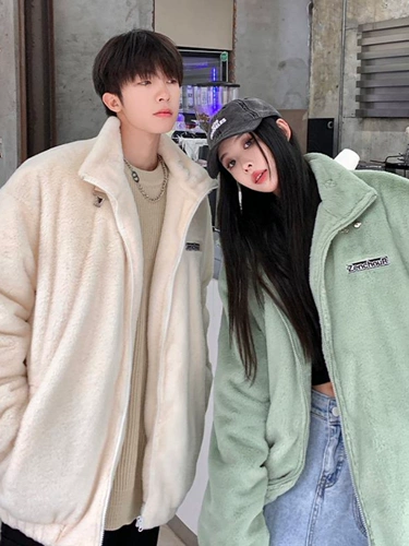 Кашемировая зимняя куртка, шерстяные джинсы с начесом для отдыха для школьников, 2025 года, США