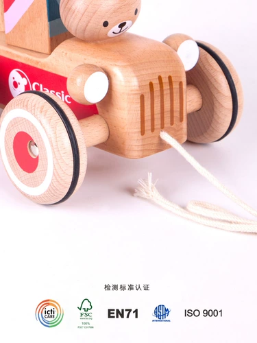 Warrior, деревянный транспорт, инерционная игрушечная машина для мальчиков и девочек, 1-3-5 лет