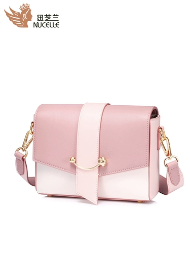 Модная розовая сумка на одно плечо, бретели, 2019, в корейском стиле